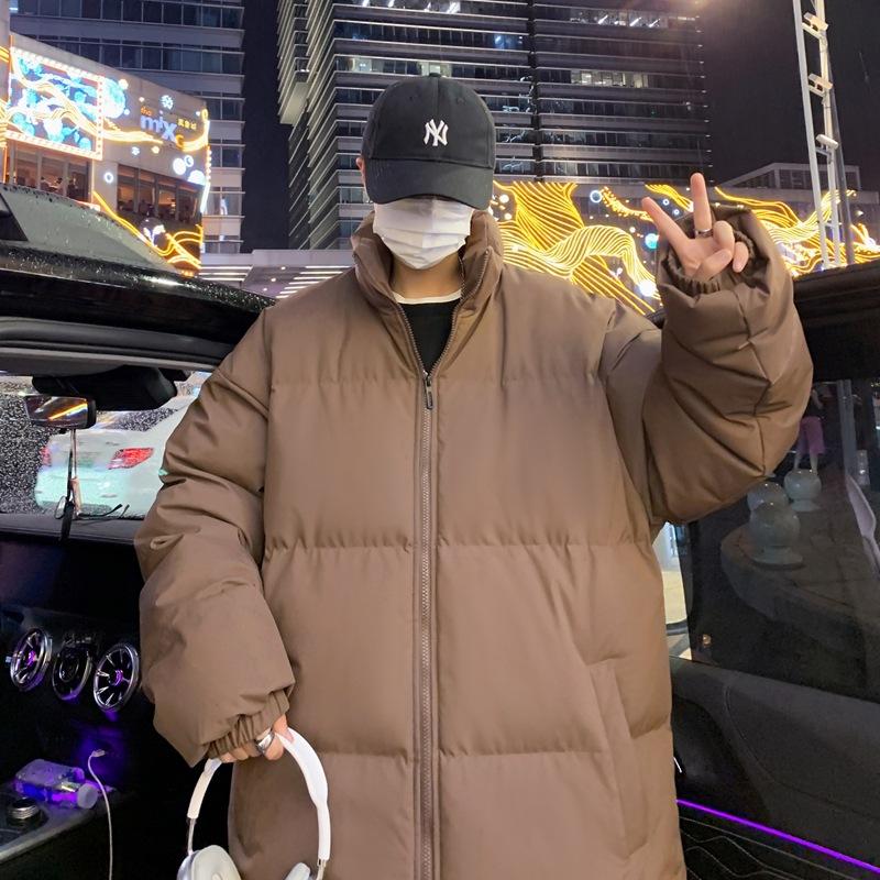 New Autumn and Winter Leisure Sports Versatile Men and Women Couple Cotton Clothes Fake Two Hooded Thickened Warm Cotton Coat