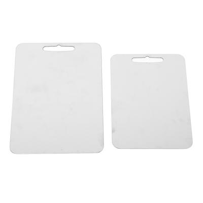 2PCS Cutting Board Stainless Steel Stylish Multifunctional Kitchen Chopping Board for Home and Restaurant