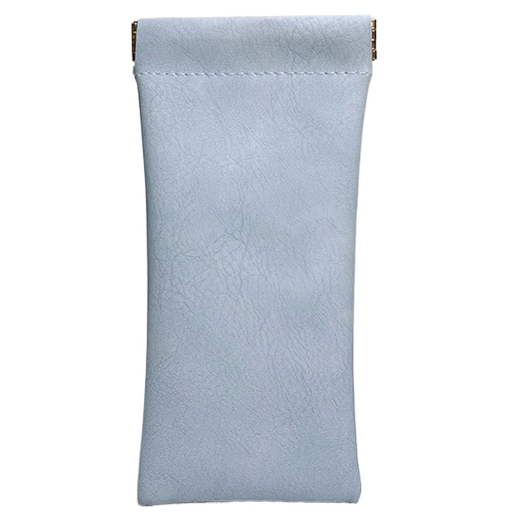 Sonnenbrillentasche mit Quetschverschluss, wasserdicht, einfache Aufbewahrungstasche für Brillen, einfarbige Schutzhülle für Brillen zur sicheren Aufbewahrung