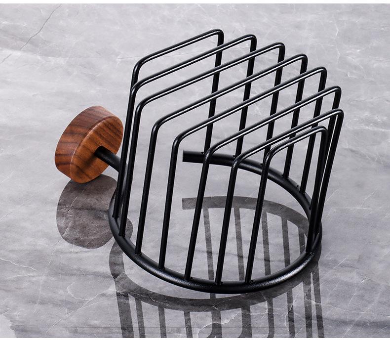 Black Walnut No-Drill Bathroom Tissue & Phone Holder