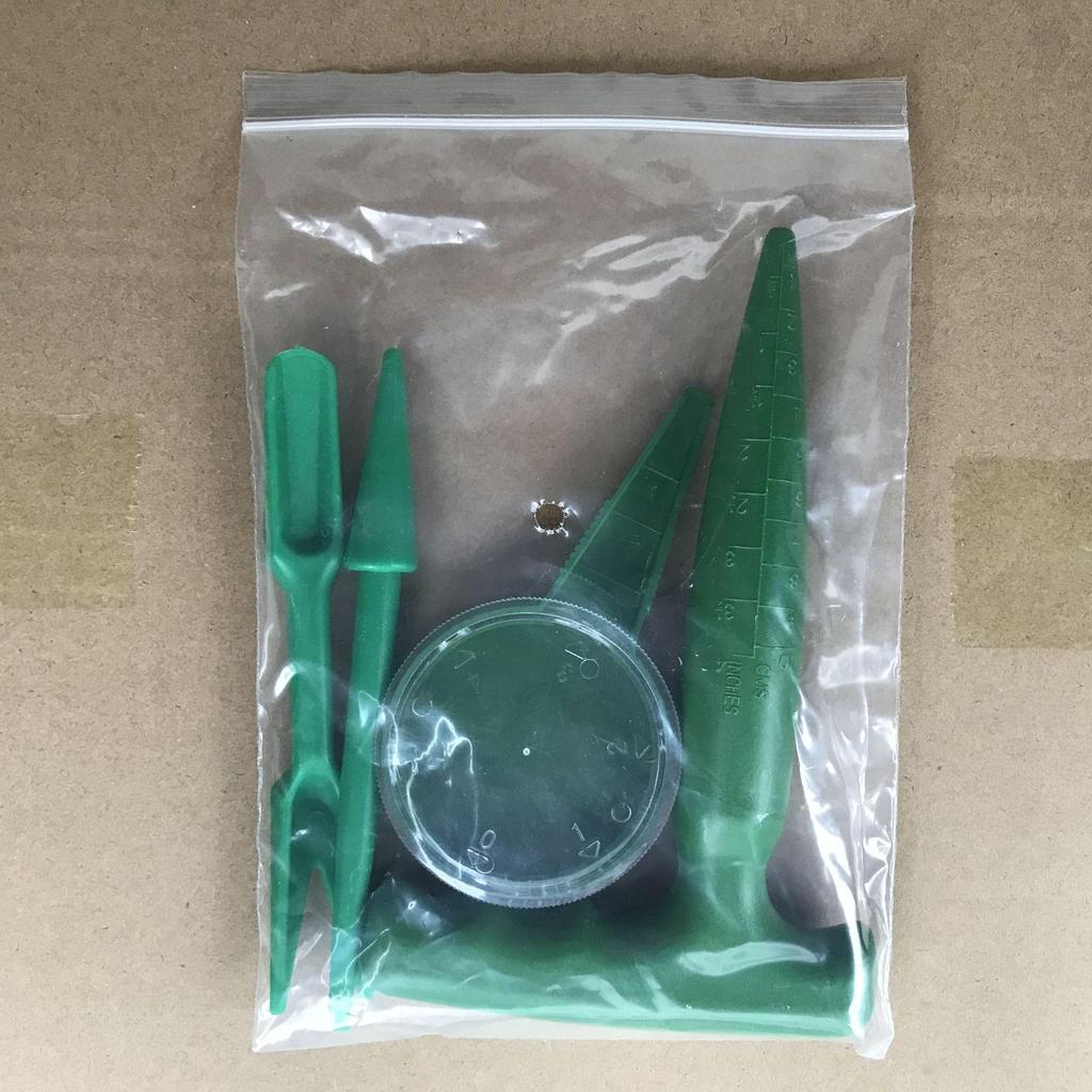 Succulent Plant Soil Puncher & Sieve Tool Set for Seedling Transplanting
