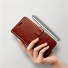 Applicable OPPOREALMEQ1 mobile phone case V11 Crazy Horse pattern protective case True Me 11PRO retro clamshell C11