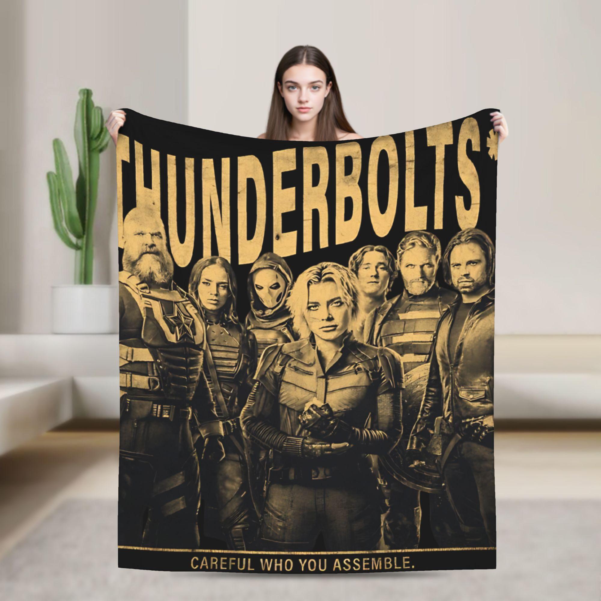 Thunderbolt Heroes Blanket Quality Super Soft Throw Blanket Winter Airplane Travel Bedroom Aesthetic Bedspread 75X95CM