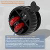 4pcs Set Combination, with Lockable Rotating Casters, Self-Adhesive Furniture Wheels, 360° Silent Rotation | Mirror Metal Load-Bearing Wheels