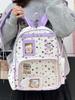 Schulranzen1011 Koreanische Version von frischem und süßem Schulranzen für Mädchen, niedliche Sternen-Bar-Schmerz-Tasche, Schüler der Sekundarstufe, Mädchen, leichter Rucksack