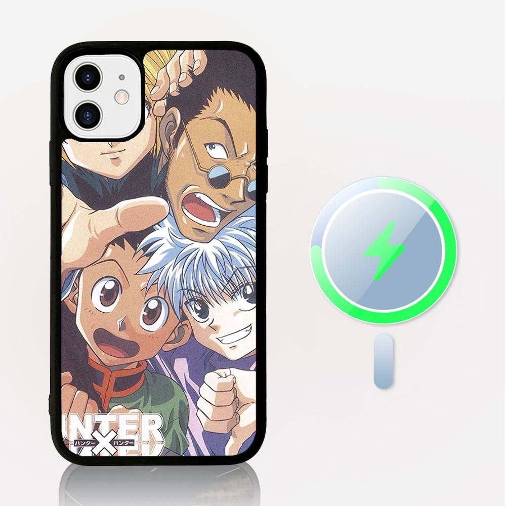 Classic Popular Anime H-Hunter X H-Hunter Game Phone Case Magnetic Case For IPhone 16 14 13 12 11 15 Pro Max Plus For Magsafe