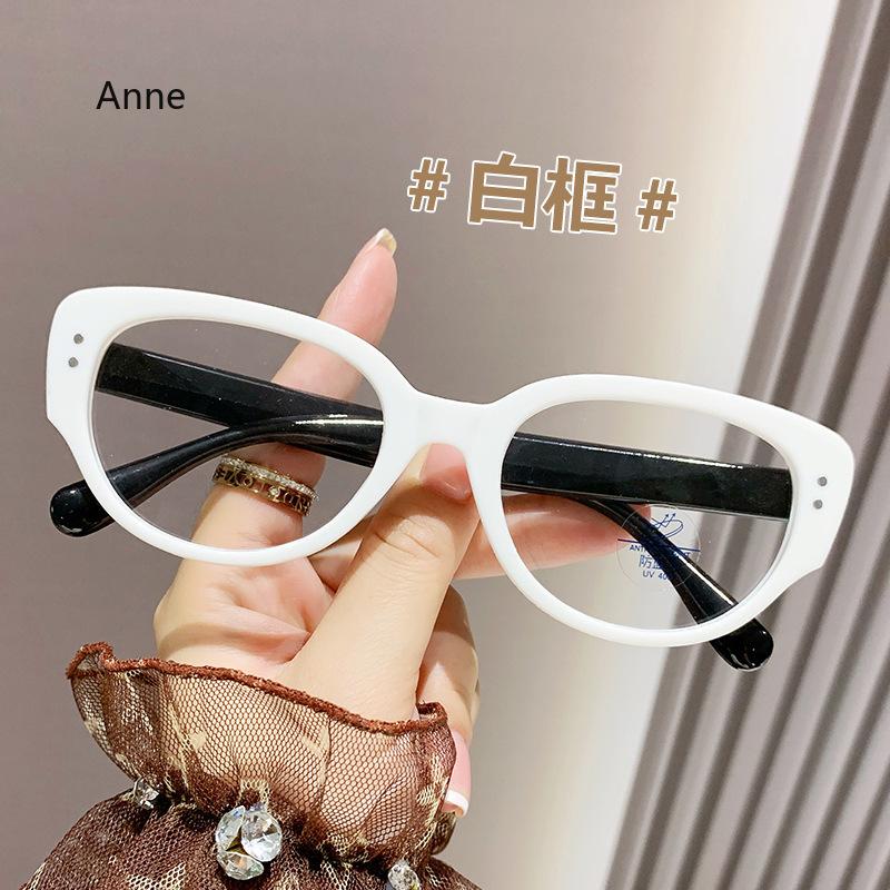 Oversized Female Finished Myopia Glasses Fashion Transparent Short Sighted Diopter Eyewear Unisex Large Cat Eye Computer Glasses
