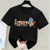 One Piece Monkey D Luffy Kids Cotton TShirt Adult Boys Girls Family Matching Casual Tee Cute Anime Print Summer Tops for Fans