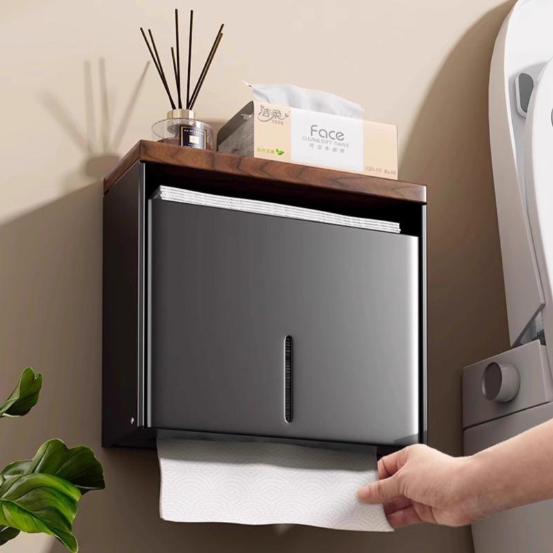 Wall Hanging Tissue Box Rectangular Napkin Organizer Holder Luxury Tissue Storage Boxes Plush Multifunctional Napkin Hanger