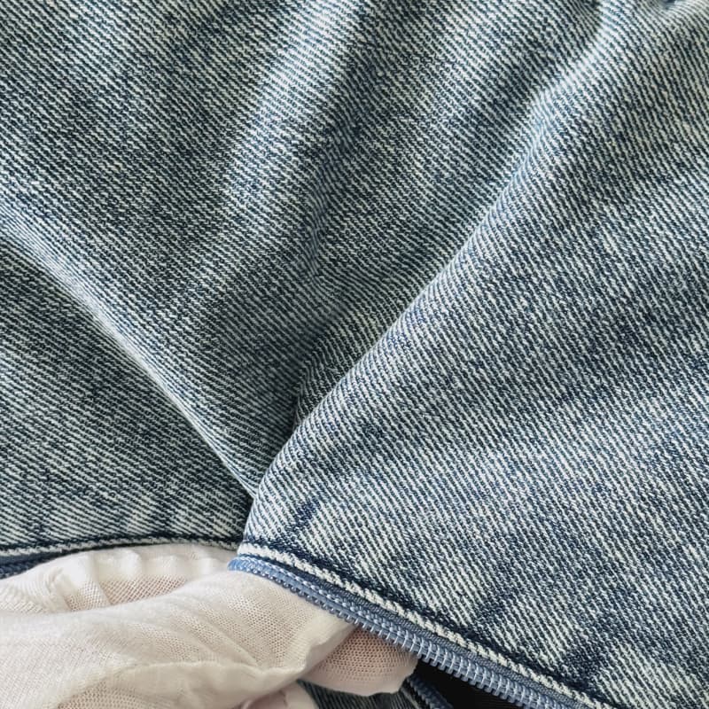 Retro denim messenger bag casual shoulder bag