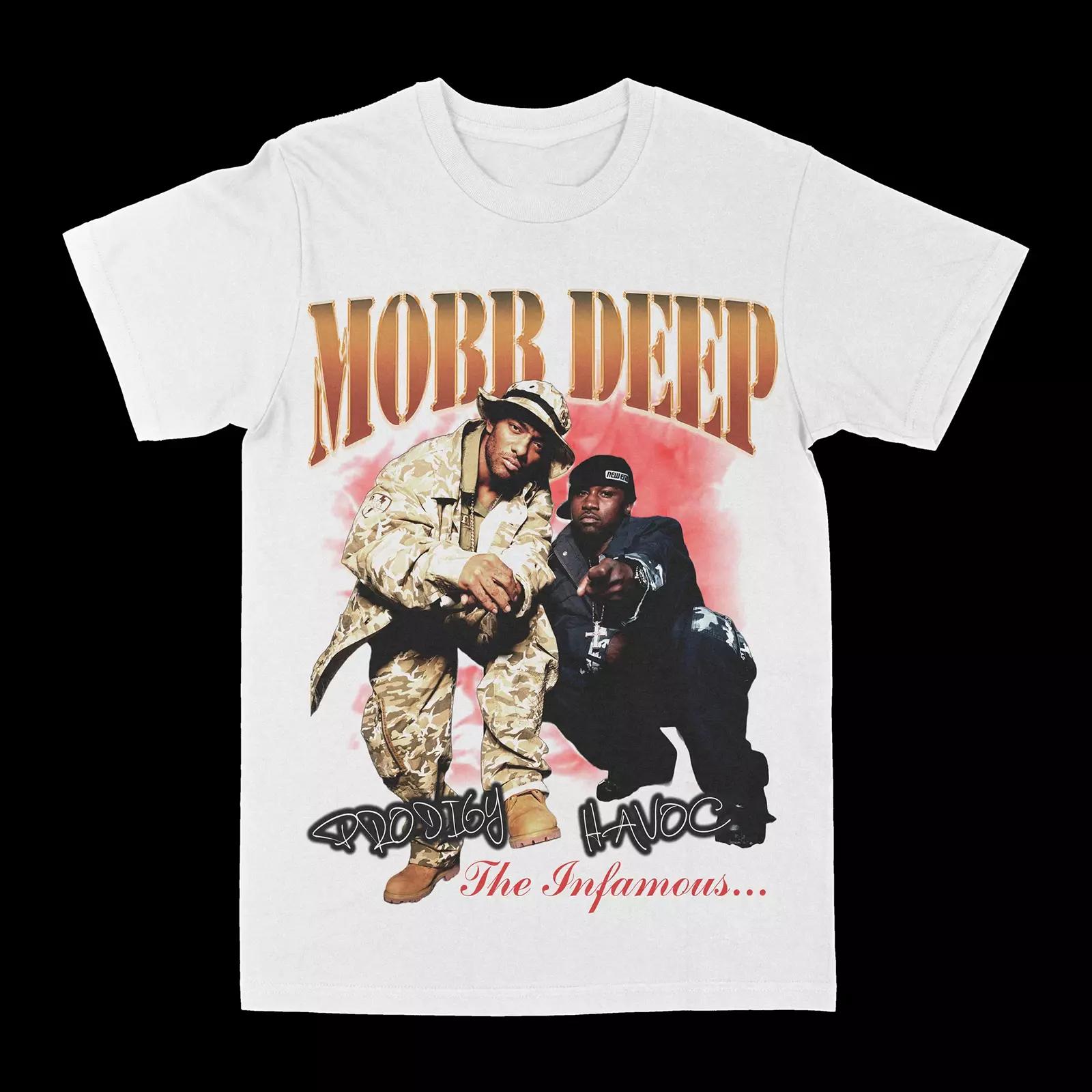

Нова літня чоловіча модна футболка Mobb Deep Чоловіча скандальна на червоній футболці Червона Унісекс З коротким рукавом Чоловіча повсякденна футболка S