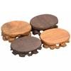 Solid wood base for teapot display, storage rack, cup pad, heat insulation support