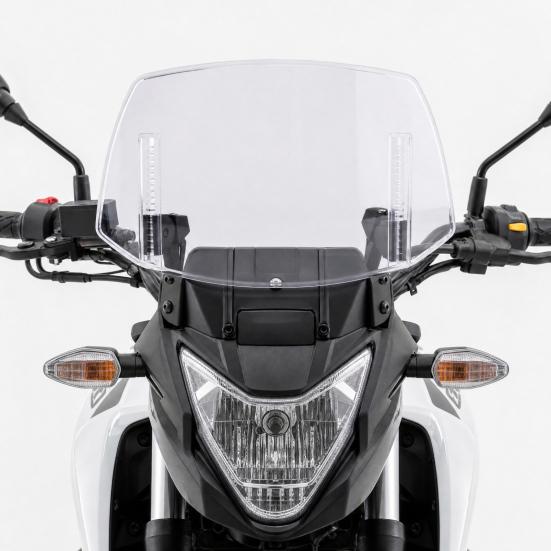 Universele Motorfiets Windscherm, Verstelbare Winddeflector, Clip-stijl Windscherm voor Honda / voor Suzuki / voor Yamaha en Andere Modellen