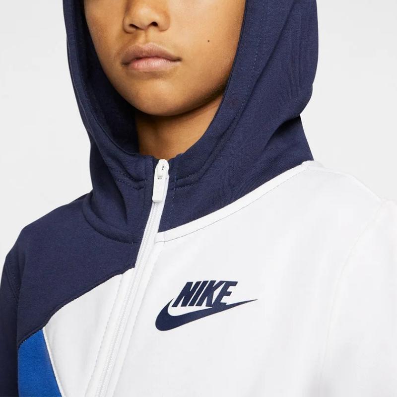 Nike Sweatshirt Blue White Kids' CJ7868-410