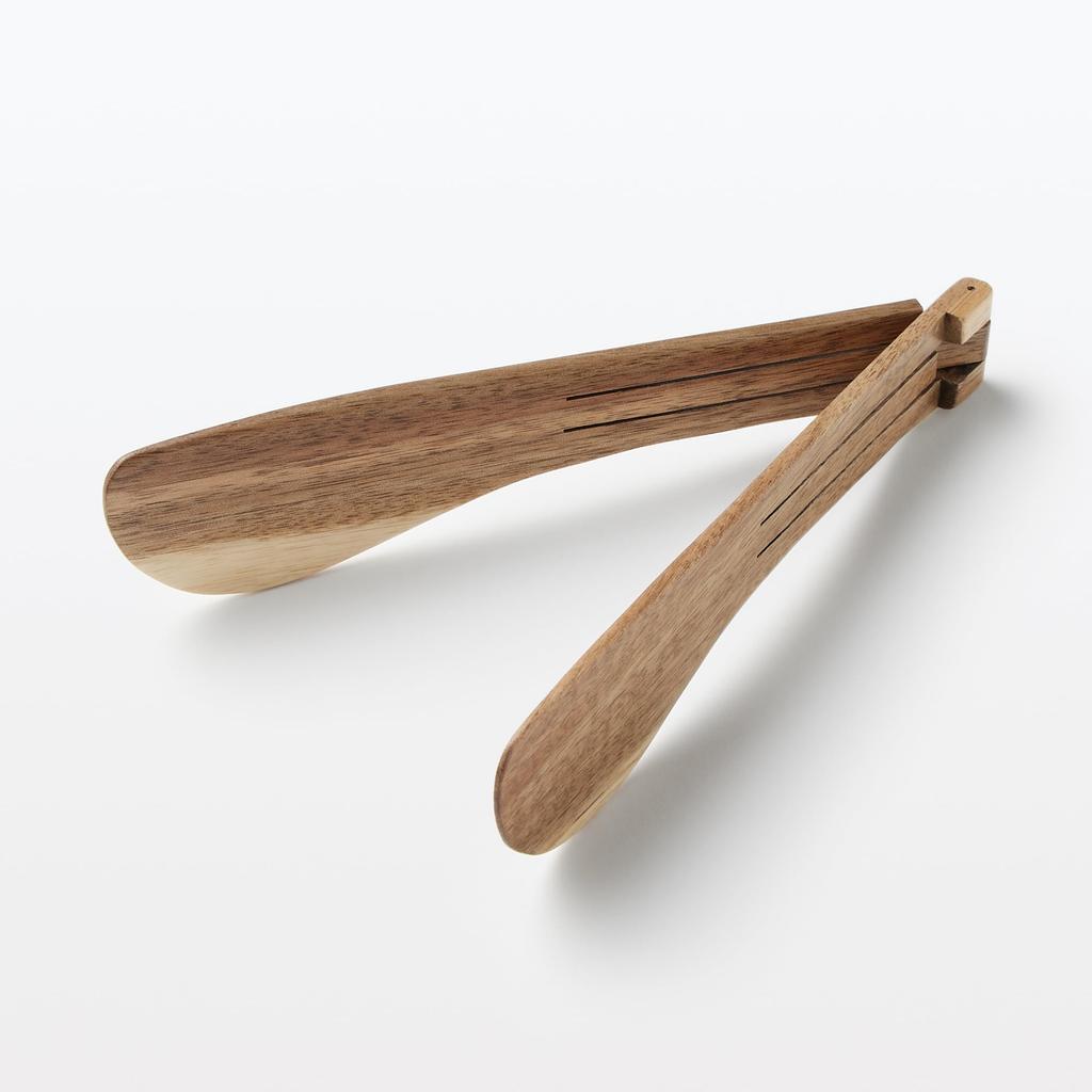 MUJI Acacia Foldable Tongs MC101A4S