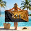 Hull FC Fashion Beach Towel Portable Soft Quick Dry Towel For Swimming Camping Holiday Use