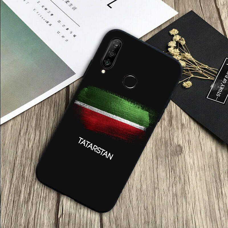 Flagge Wappen von Tatarstan Für Huawei Nova 11 9 10 SE Y70 Y60 Y90 Y61 Y91 Y73 Y72 12i 11i 8i P30 P40 Lite P60 Pro Hülle