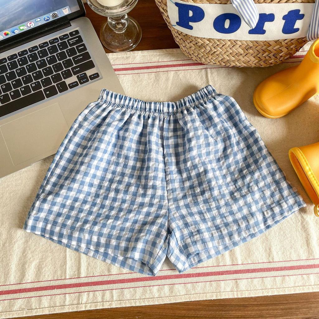 2025 New Style Baby Girl Cartoon T-Shirt & Plaid Pants Set - Spring/Autumn