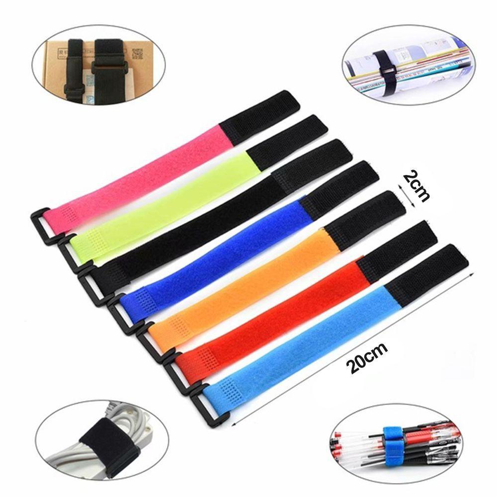 5/10PCS High Quality Nylon RC Accessories Multicolor Cable Ties Tie-down Straps Antiskid Cable Hook Loop