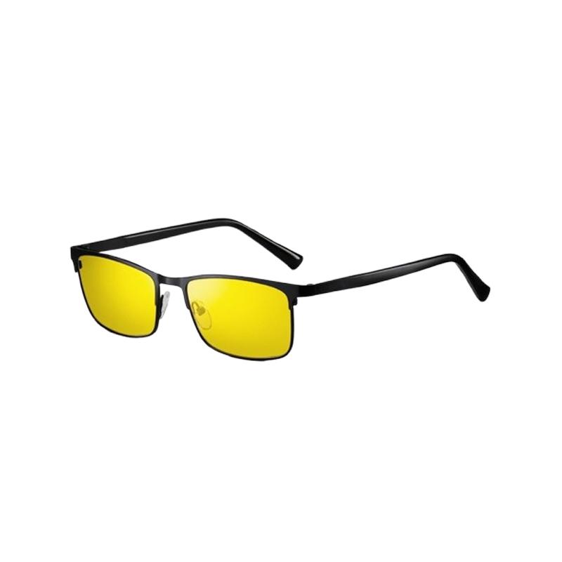 Polarized Night Vision Glasses Men'S Business Personalized Metal Driving Eyeglasses Ultra Light Comfortable Eye Protection