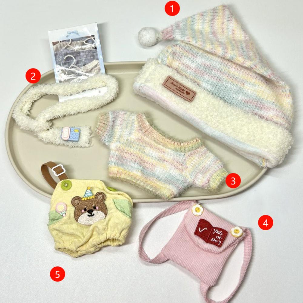 Toy Accessories 20cm Cotton Doll's Clothes Outfit Doll Clothes Suit Children Gift