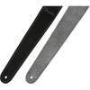 Fender Strap 2” Suede Strap, Black/Gray, Reversible