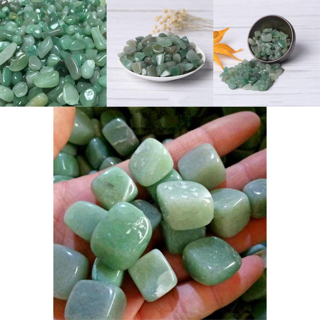 100g Authentischer Grüner Aventurin Trommelsteine Quarzkristall Edelstein Für Elegante Sammlungen