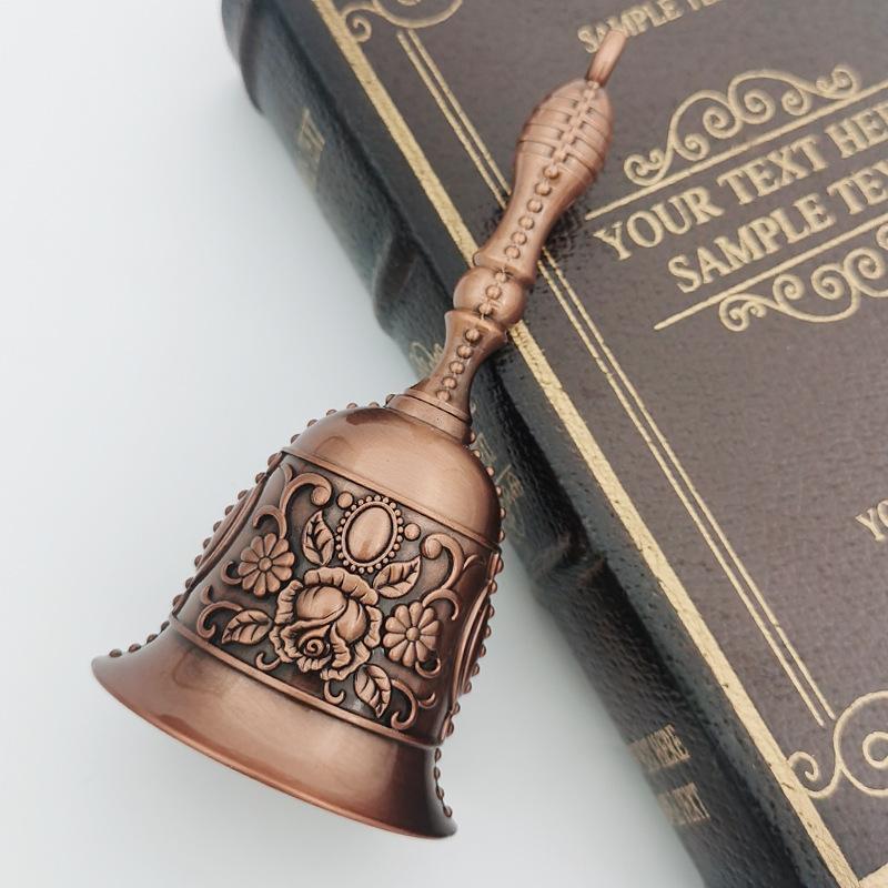 

Clear Sound Hand Bell Retro Pet Training Bells For Restaurant Bar Jingle Church School Style 3