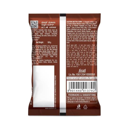 Eastern Mutton Masala Pulver | Ohne Zusatz von Konservierungsstoffen | Bereiten Sie köstliche Hammelgerichte zu Hause zu | 100 g