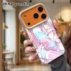 Phone Case: Lambskin 2D Flat Samsung Galaxy A34 A35 M05 M06 S20 S22 S21 FE Plus 5G Protective Case, Pink Haired Girl, Christmas and Halloween Gift