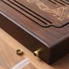 Bamboo Chinese Kungfu Tea Tray Engrave Pattern Tea Serving Tray Simple Tea Drainage Board  Office