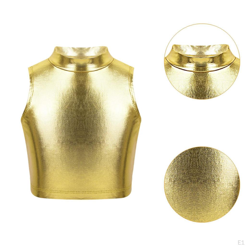 Women Crop Tank Tops Clothes for Club Festival Stage Performance Gym Concert