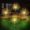 Solar LED Firework Fairy Light Outdoor Garden Decoration Lawn Pathway Lamp For Patio Yard Party Christmas Wedding