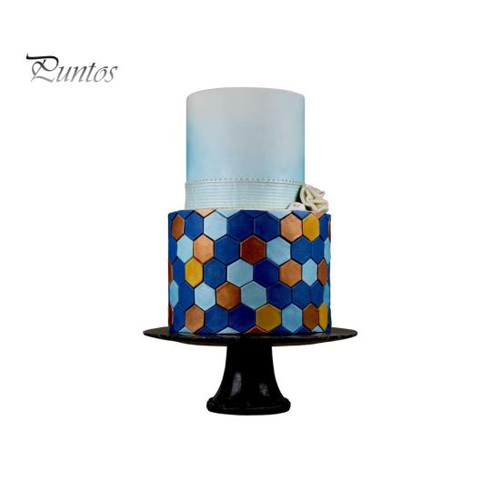 3 bucăți hexagon biscuiți ciocolată tăietor prăjituri fondant forme decorative bricolaj