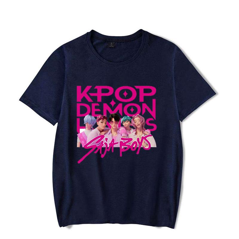K-Pop Demon Hunters Saja Boys Printed T-Shirts Women Men Short Sleeve Funny Round Neck Tee Shirt Casual Summer Tops