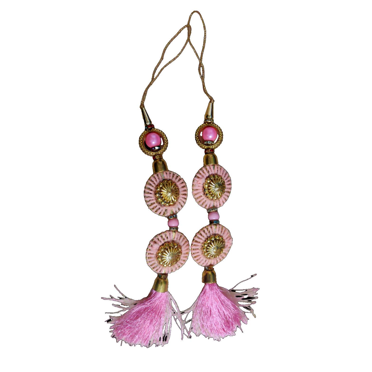 

@ Indian Traditional Beautiful Latkan Light Pink Color For Lehanga & Dresses Zr630-60%Off