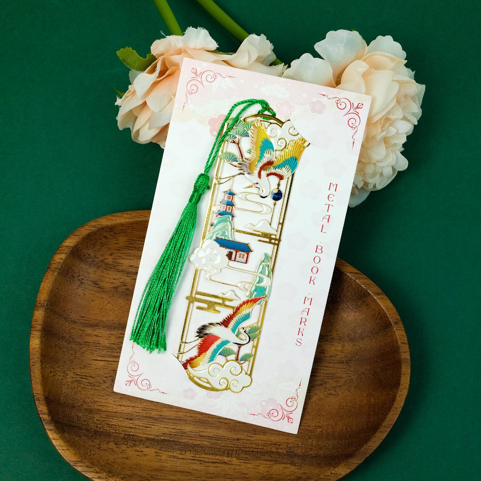 

Металлическая закладка Guofeng Theme Hollow High Value Small Gift Guochao Small Gift Merchandise Сувенирная металлическая закладка