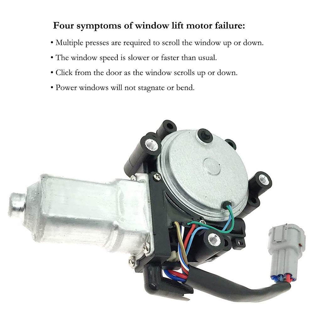 Power Window Lift Motor Front Left Driver Side for 2004-2014 Nissan Titan 2004 Nissan Pathfinder Armada 2005-2014 Nissan Armada 2004-2011 Infiniti