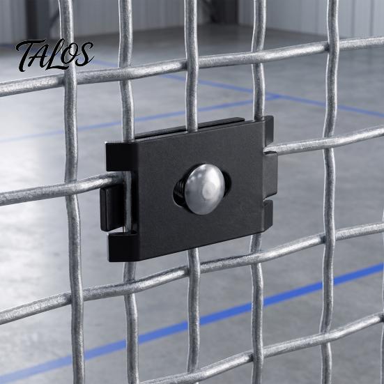 Metal Gridwall Hegnsklemme 10 stk Panelstik, Kraftig Rustfrit Stål Grid Væg Haveværktøj Kantklips, Sorte Sammenføjningsklips til