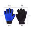 Breathable Mesh Palm Brush Pet Deshedding Glove For Cat And Dog Hair Removal