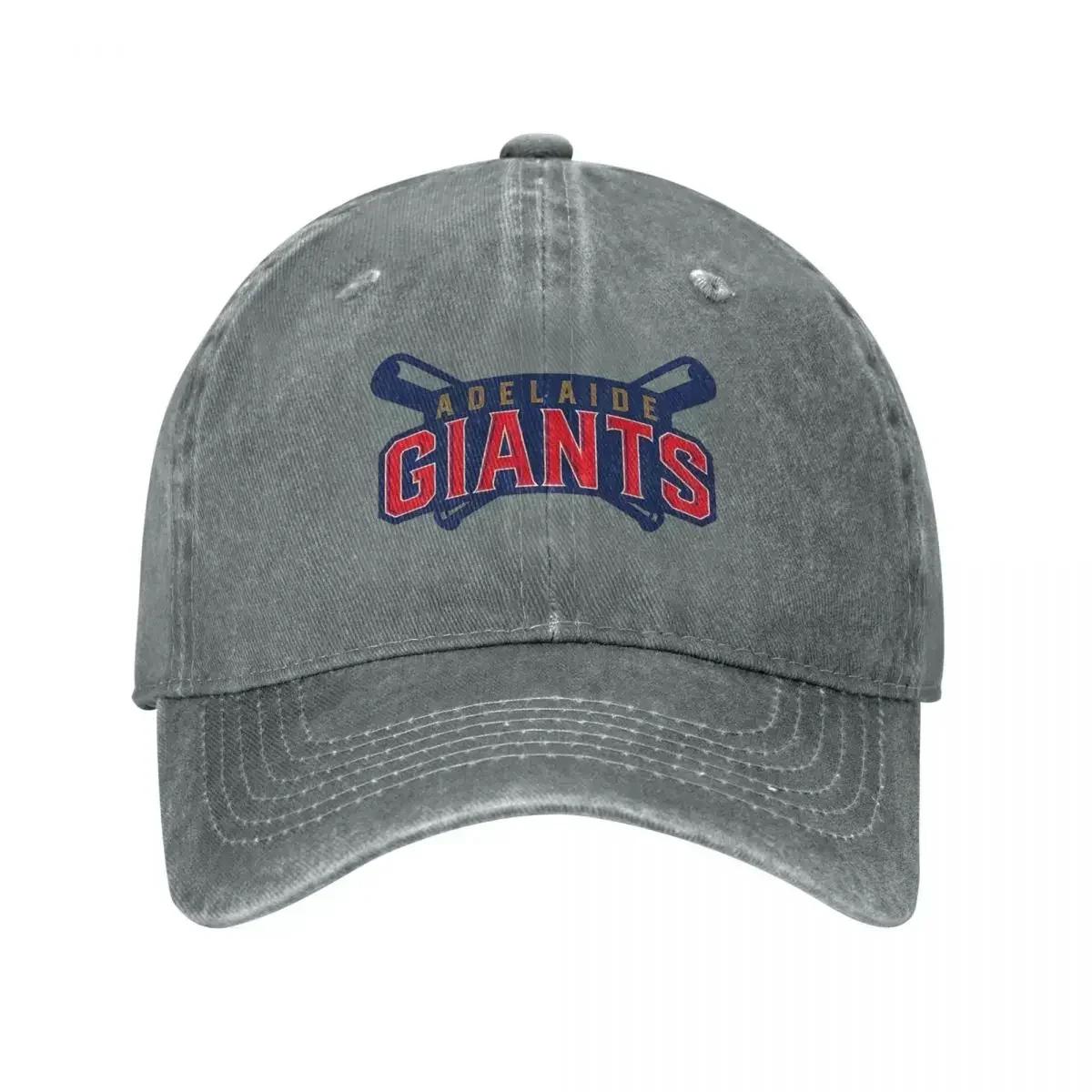 Adelaide Giants Logo Baseball Caps Snapback Denim Hats Outdoor Adjustable Casquette Hip Hop Baseball Cowboy Hat for Unisex One Size