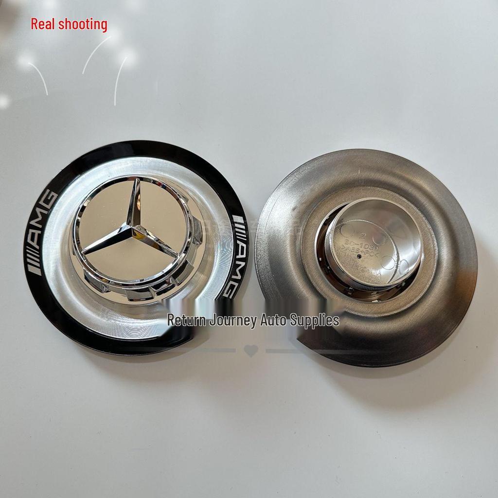 Compatible Wheel Hub Caps for AMG Mercedes GLS63, S63, GLE53, GLA35, C63s, E63 - Modified Wheel Badge Covers.