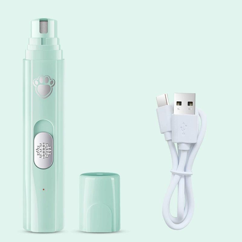 Usb Rechargeable Pet Nail Trimming Tool Built-In Grinding Wheel Portable Electric Paw Care Device For Small Medium Large Dogs