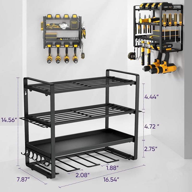 Large Power Tool Organizer Wall Mount
