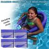 1 Stück Poolseitige Schwimmstühle, Blaues Netz, Poolparty Wasserspaß Entspannungsliegen (Nudeln nicht enthalten)