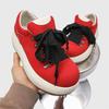 Herren Hässlich-Süße Lässige Brotschuhe: Sneaker mit dicker Sohle, höhenverstärkend, runder Zehenpartie, niedrig geschnitten zum Schnüren für Frühling und Sommer (208).