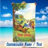 Beach Towel Custom Name Text, Quick Dry Large Towel For Beach HomeScooby-Doo