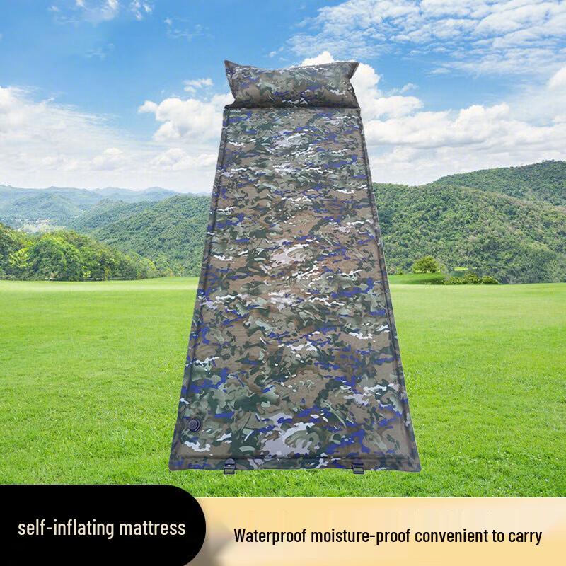 Junyi Self-Inflating Camping Mat with Pillow