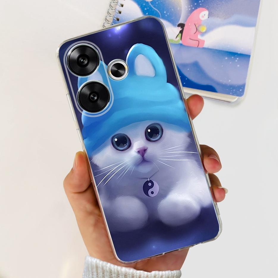 For Xiaomi Poco F6 Case Redmi Turbo3 New Fashion Painted Cover Soft Slim Phone Cases For Xiaomi Redmi Turbo 3 Poco F6 F 6 Bumper