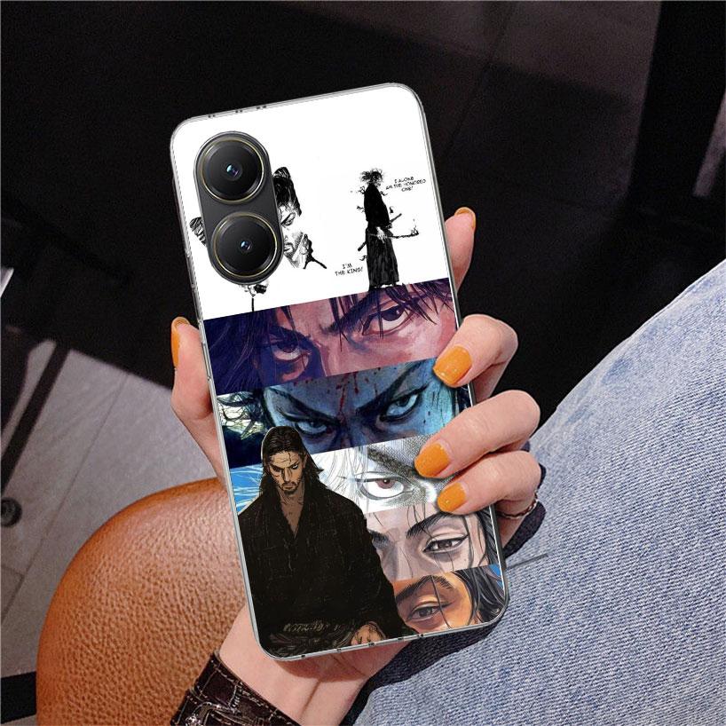 

Anime Vagabond Samurai Phnoe Case for Xiaomi Poco X5 X6 X7 Pro X4 Gt F7 Ultra M8 M7 Redmi 15C 15 13C 13 12C 12 Unique Cover Coqu Redmi 10C